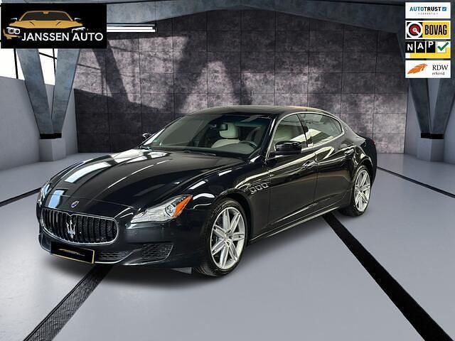 Zwart Gebruikt 2016 Maserati Quattroporte GranLusso Sedan | € 34.900 - Afbeelding 1/4