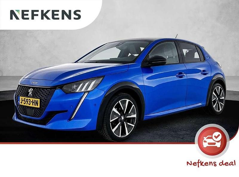 Blauw Occasion 2020 Peugeot e-208 GTi Hatchback | € 15.500 (Eerlijke prijs) - Afbeelding 1/3