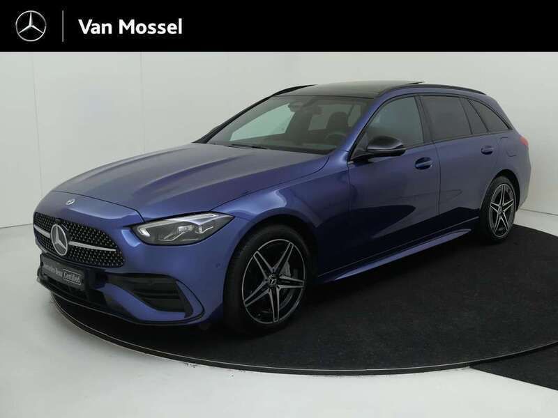 Blauw Gebruikt 2024 Mercedes C300e AMG line Stationwagen | € 50.945 (Eerlijke prijs) - Afbeelding 1/4