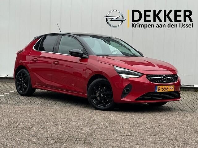 Rood Gebruikt 2020 Opel Corsa Elegance Hatchback | € 14.950 (Iets duurder) - Afbeelding 1/4