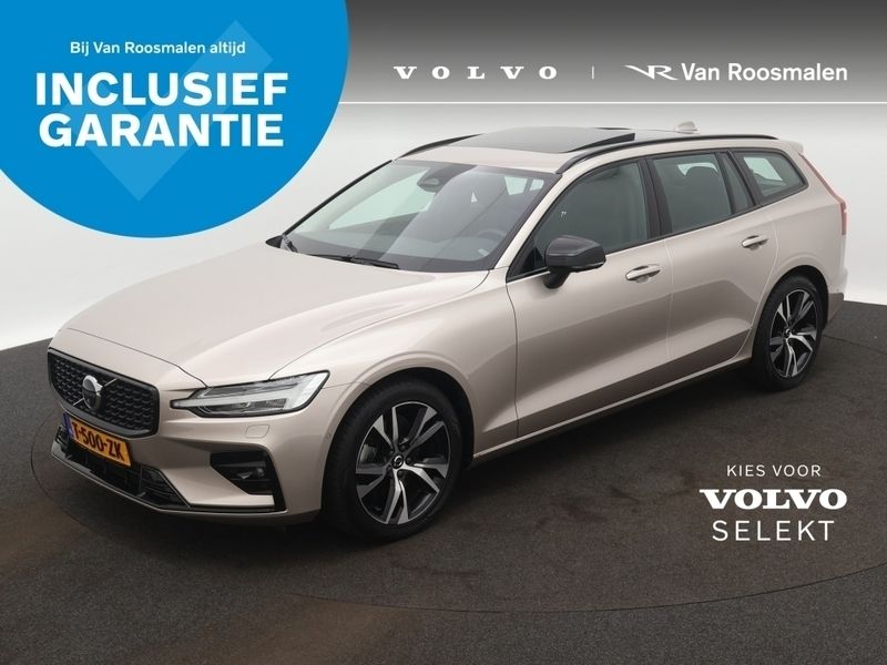 Grijs Gebruikt 2022 Volvo V60 Plus Stationwagen | € 39.450 (Iets duurder) - Afbeelding 1/4