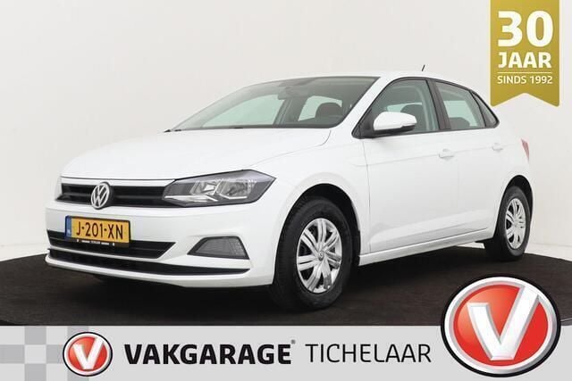 Wit Gebruikt 2020 VW Polo Comfortline Hatchback | € 11.899 (Goede deal) - Afbeelding 1/3