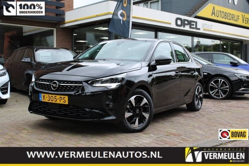 Zwart Gebruikt 2021 Opel Corsa-e Elegance Hatchback | € 15.900 - Afbeelding 1/4