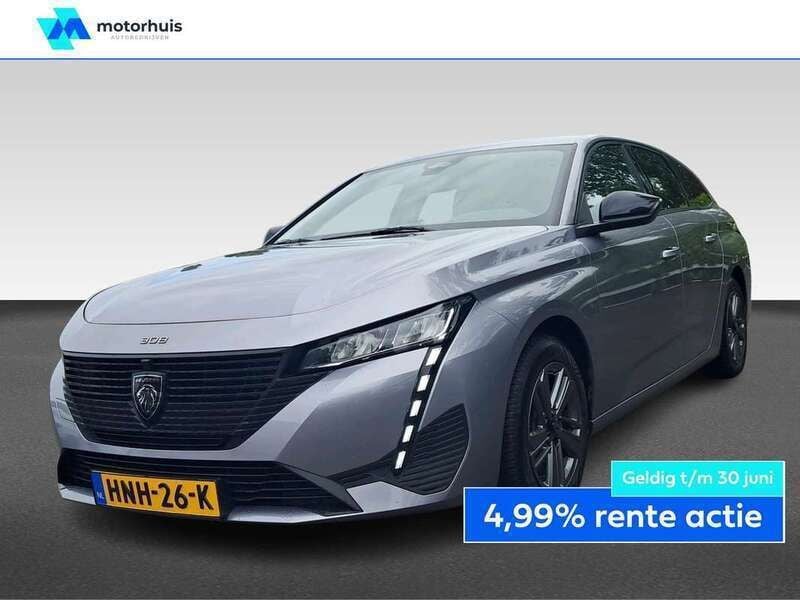Grijs Gebruikt 2023 Peugeot 308 Business-Line Stationwagen | € 20.445 (Super prijs) - Afbeelding 1/4