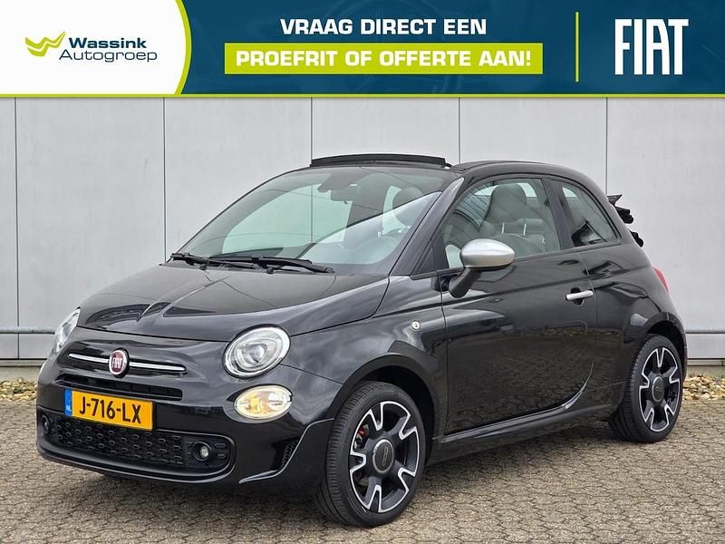 Occasion Fiat 500C Rockstar 69 PK (50 kW) 2020 Zwart Cabriolet