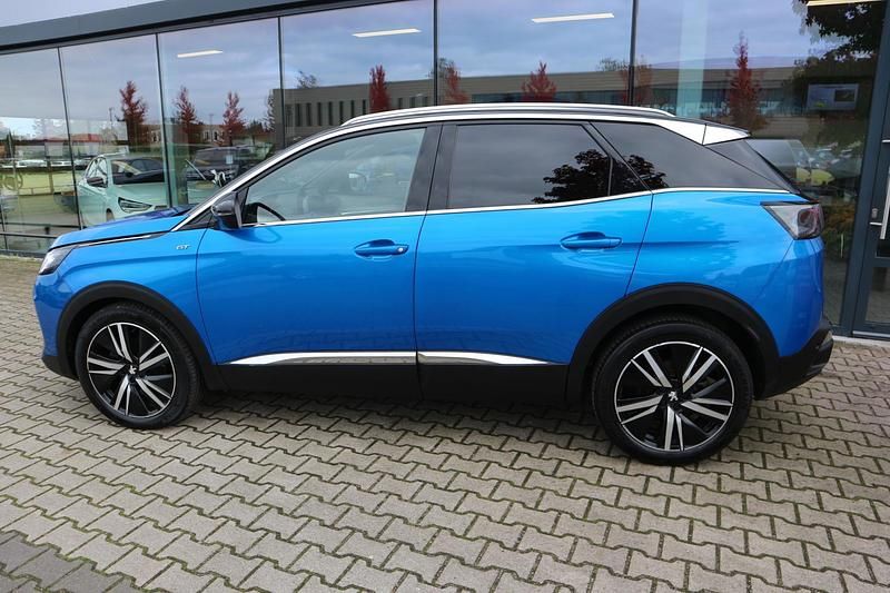 Occasion Peugeot 3008 GT 131 PK (96 kW) 2021 Blauw, metallic lak SUV