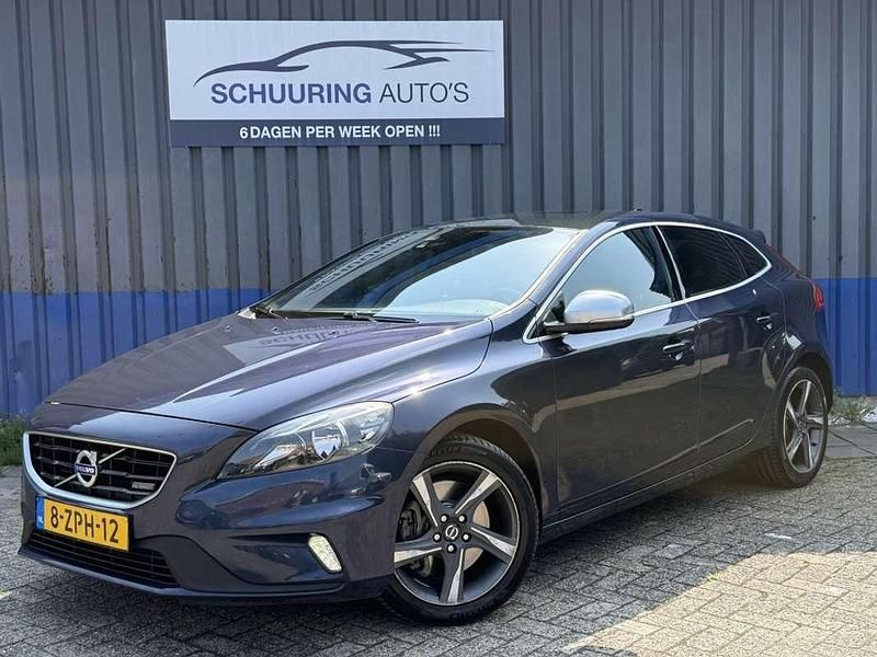 Blauw Gebruikt 2014 Volvo V40 R-Design Stationwagen | € 16.999 - Afbeelding 1/4