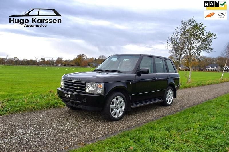 Zwart (metallic) Gebruikt 2003 Land Rover Range Rover Vogue SUV | € 12.750 - Afbeelding 1/4