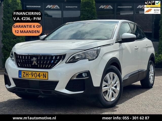 Wit Gebruikt 2019 Peugeot 3008 SUV | € 15.969 (Goede deal) - Afbeelding 1/4