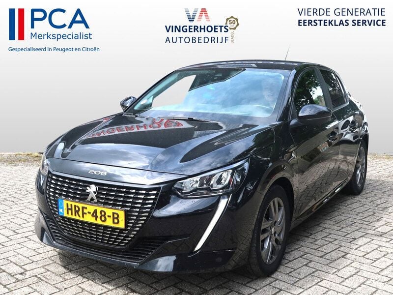 Zwart Gebruikt 2021 Peugeot 208 Active Hatchback | € 12.900 (Eerlijke prijs) - Afbeelding 1/4