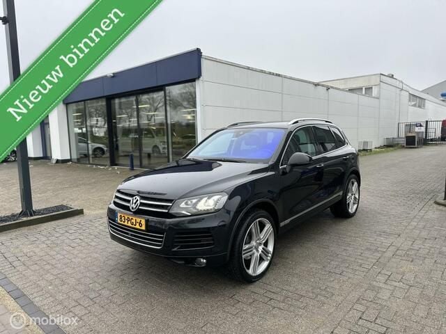 Zwart Gebruikt 2010 VW Touareg R-line SUV | € 9.950 (Eerlijke prijs) - Afbeelding 1/4