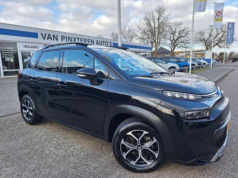 Zwart Gebruikt 2023 Citroën C3 Aircross PureTech SUV | € 17.500 (Eerlijke prijs) - Afbeelding 1/4