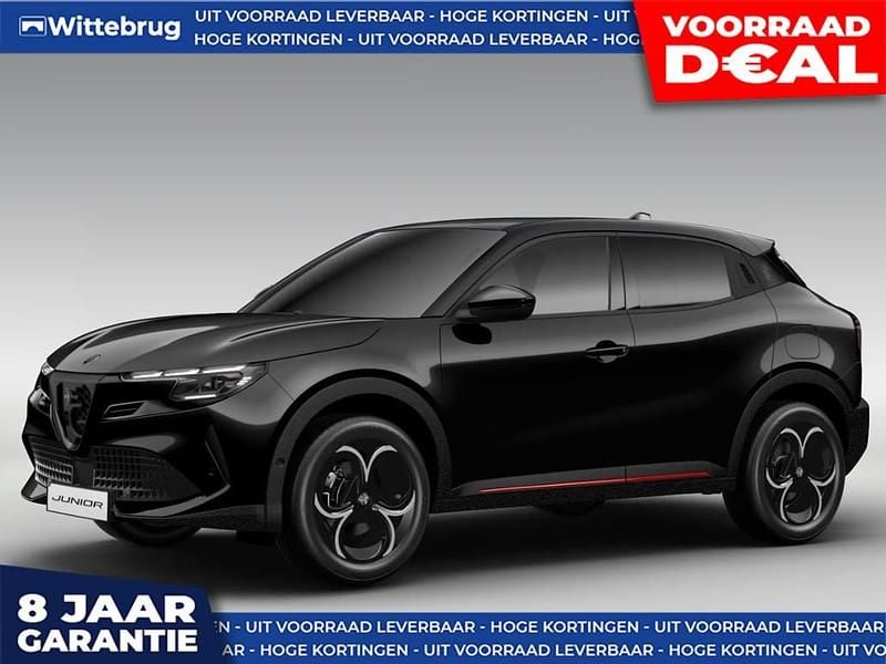 Zwart Nieuw 2025 Alfa Romeo Junior Edizione Speciale SUV | € 36.888 (Goede deal) - Afbeelding 1/4