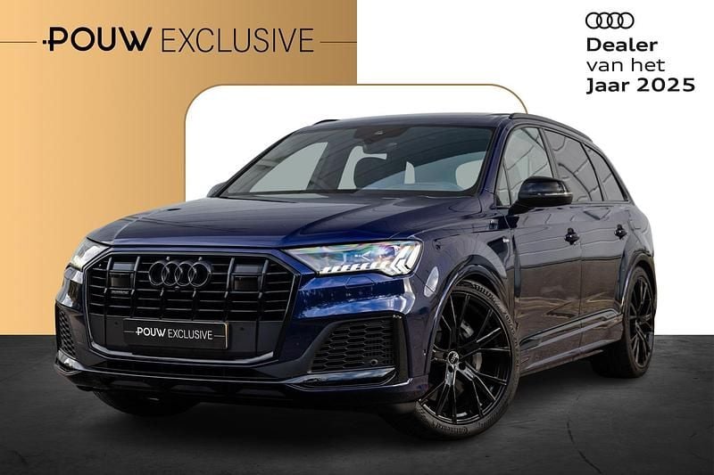 Blauw Gebruikt 2021 Audi Q7 Competition SUV | € 59.900 (Eerlijke prijs) - Afbeelding 1/4