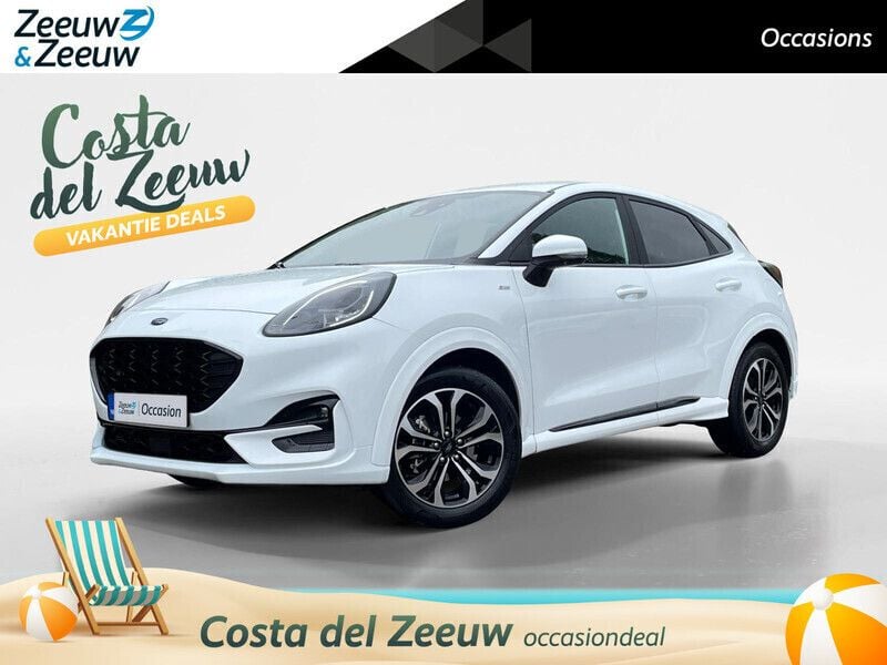 Wit Gebruikt 2022 Ford Puma ST-Line SUV | € 22.495 (Eerlijke prijs) - Afbeelding 1/4