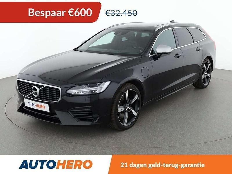 Zwart Gebruikt 2019 Volvo V90 R-Design Stationwagen | € 32.049 (Eerlijke prijs) - Afbeelding 1/3