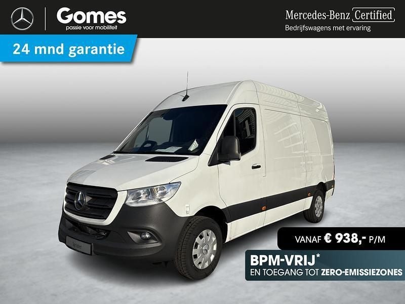 Wit Nieuw 2024 Mercedes Sprinter Van | € 50.000 - Afbeelding 1/4
