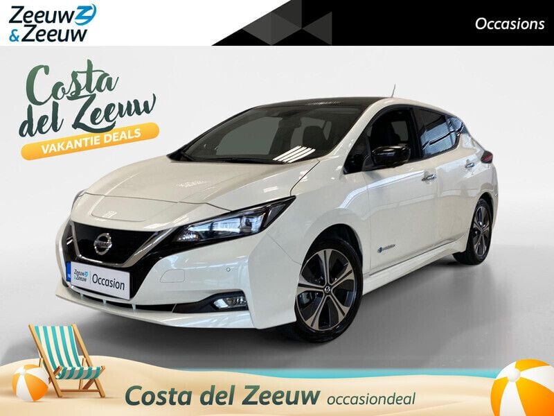 Wit Gebruikt 2019 Nissan Leaf Tekna Hatchback | € 12.850 (Goede deal) - Afbeelding 1/4