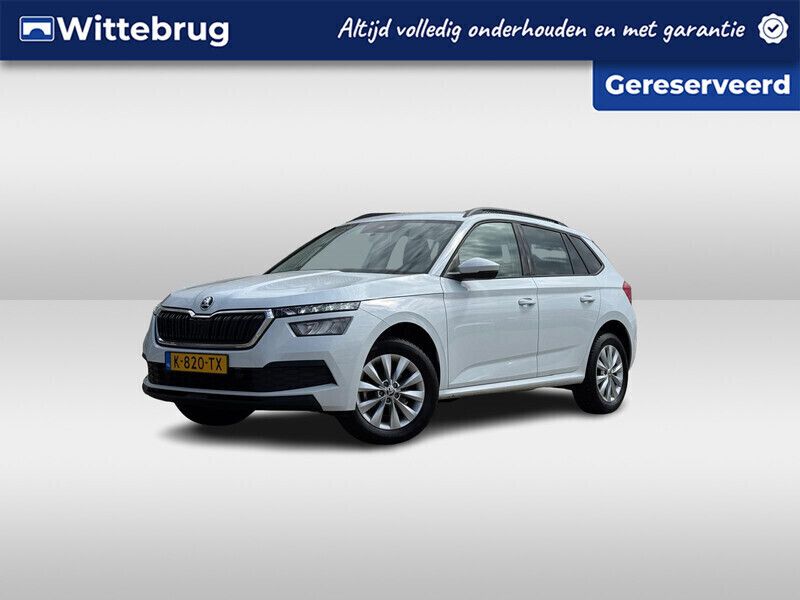 Wit, metallic lak Gebruikt 2021 Skoda Kamiq Ambition SUV | € 18.450 (Eerlijke prijs) - Afbeelding 1/2