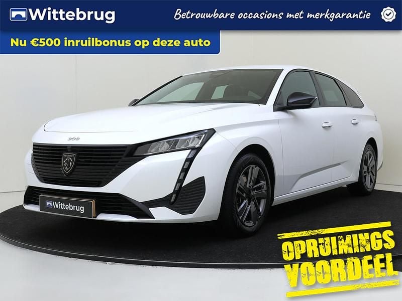 Wit Occasion 2023 Peugeot 308 SW Business-Line Stationwagen | € 22.725 (Eerlijke prijs) - Afbeelding 1/3
