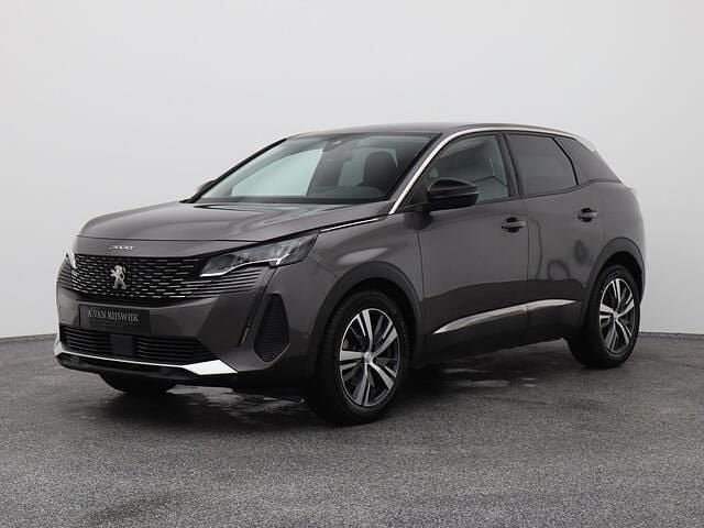 Grijs (metallic) Gebruikt 2021 Peugeot 3008 Allure SUV | € 19.400 (Goede deal) - Afbeelding 1/4