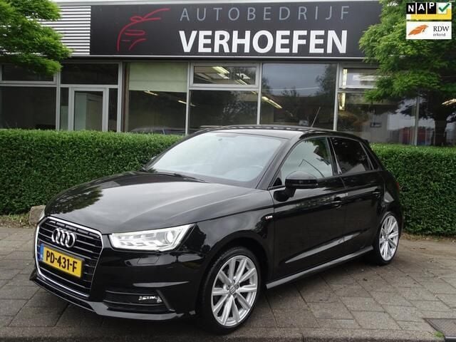 Zwart Gebruikt 2017 Audi A1 Sportback S-Line Hatchback | € 9.950 (Eerlijke prijs) - Afbeelding 1/4