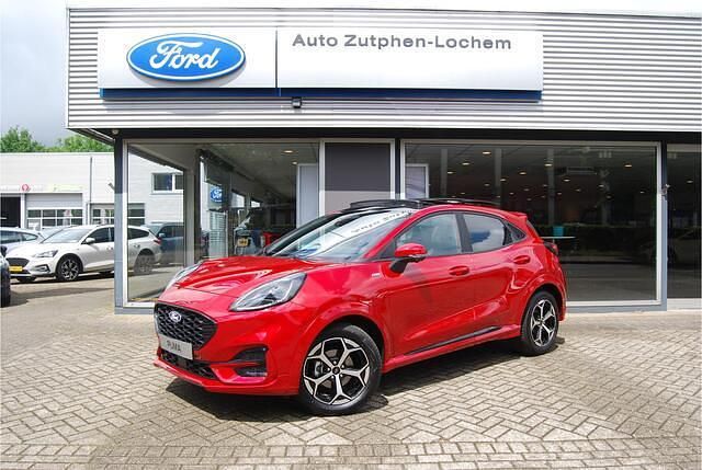 Rood Gebruikt 2024 Ford Puma Gen-E ST-Line X SUV | € 33.840 - Afbeelding 1/4