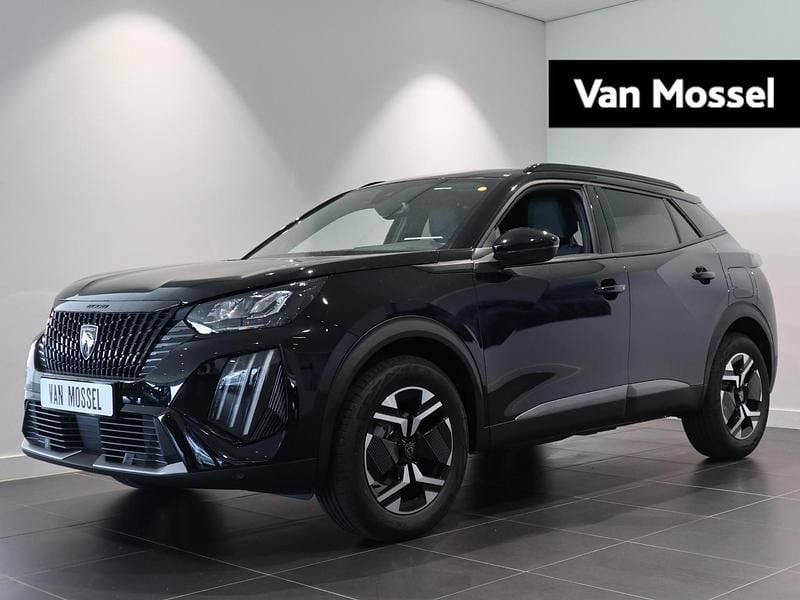 Zwart Nieuw 2024 Peugeot e-2008 Allure SUV | € 35.940 (Goede deal) - Afbeelding 1/3
