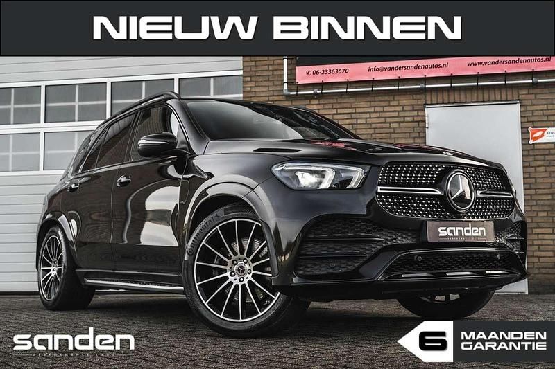Zwart (metallic) Gebruikt 2022 Mercedes GLE350 Premium Plus SUV | € 59.500 (Super prijs) - Afbeelding 1/4