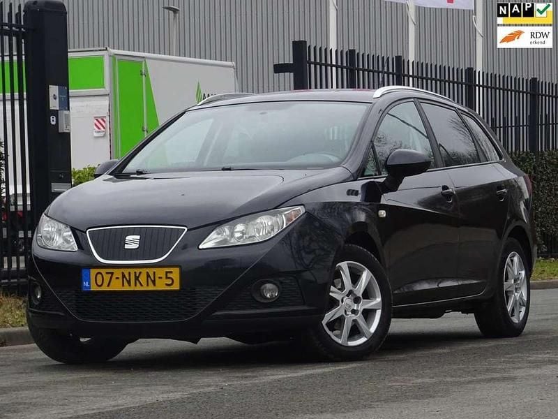 Zwart Occasion 2010 Seat Ibiza ST Ecomotive Stationwagen | € 1.999 (Eerlijke prijs) - Afbeelding 1/4