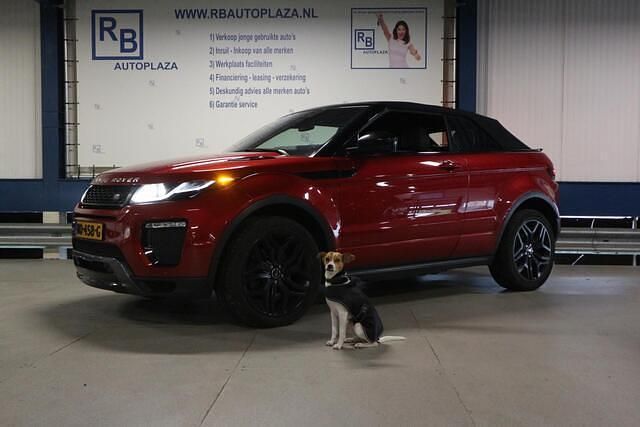 Rood Occasion 2017 Land Rover Range Rover evoque HSE Cabriolet | € 22.750 - Afbeelding 1/4