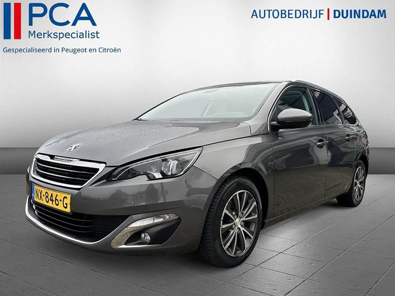 Grijs Gebruikt 2017 Peugeot 308 Allure Stationwagen | € 10.950 (Iets duurder) - Afbeelding 1/4