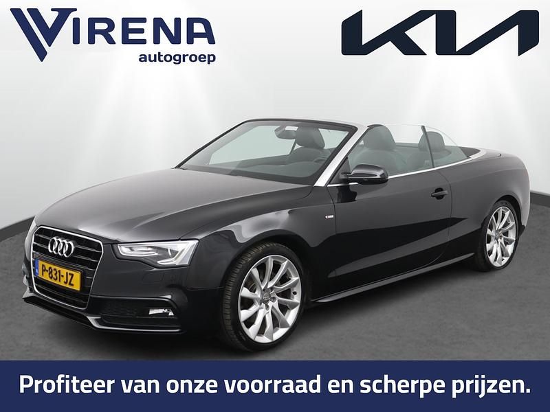 Zwart Gebruikt 2013 Audi A5 Cabriolet Proline Cabriolet | € 15.950 (Eerlijke prijs) - Afbeelding 1/3