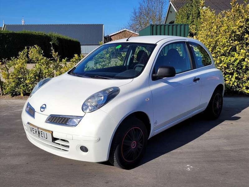 Wit Gebruikt 2010 Nissan Micra Hatchback | € 2.500 (Duur) - Afbeelding 1/4