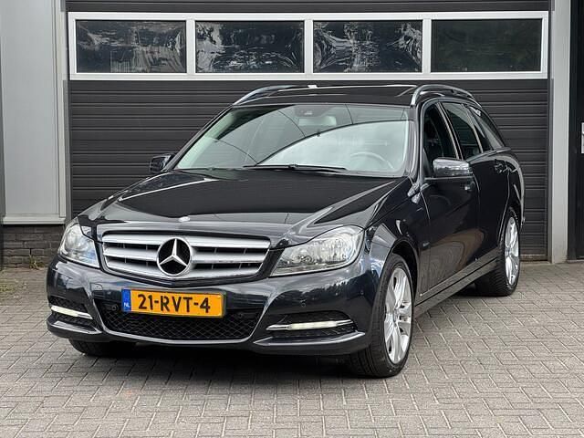 Zwart Gebruikt 2011 Mercedes C180 Avantgarde Stationwagen | € 8.450 (Eerlijke prijs) - Afbeelding 1/4