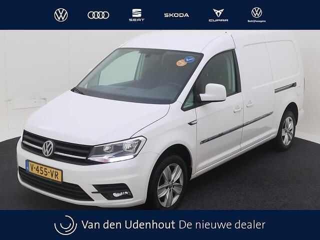 Wit Occasion 2019 VW Caddy Maxi Highline MPV | € 18.950 (Super prijs) - Afbeelding 1/4