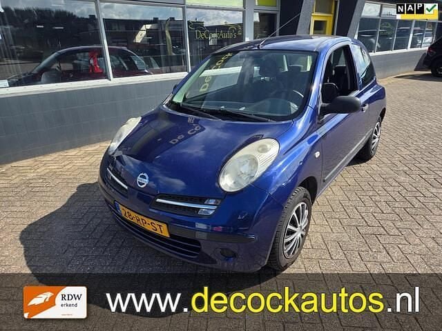 Blauw Gebruikt 2005 Nissan Micra Visia Hatchback | € 899 (Eerlijke prijs) - Afbeelding 1/4