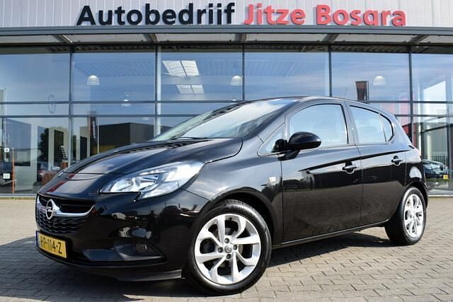 Zwart Gebruikt 2018 Opel Corsa Edition Hatchback | € 8.950 (Eerlijke prijs) - Afbeelding 1/4