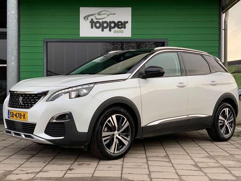 Wit Gebruikt 2018 Peugeot 3008 Allure SUV | € 15.950 (Goede deal) - Afbeelding 1/4
