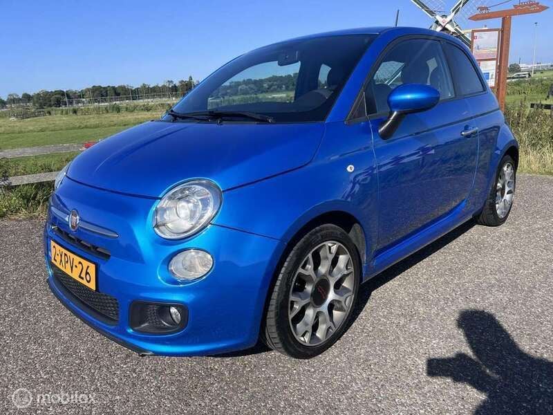 Blauw Gebruikt 2014 Fiat 500 S Hatchback | € 6.750 (Eerlijke prijs) - Afbeelding 1/4