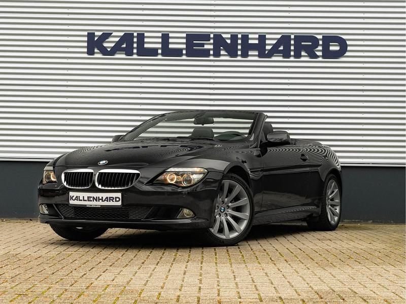 Zwart Gebruikt 2007 BMW 630 Cabriolet Comfort Edition Cabriolet | € 24.875 - Afbeelding 1/4