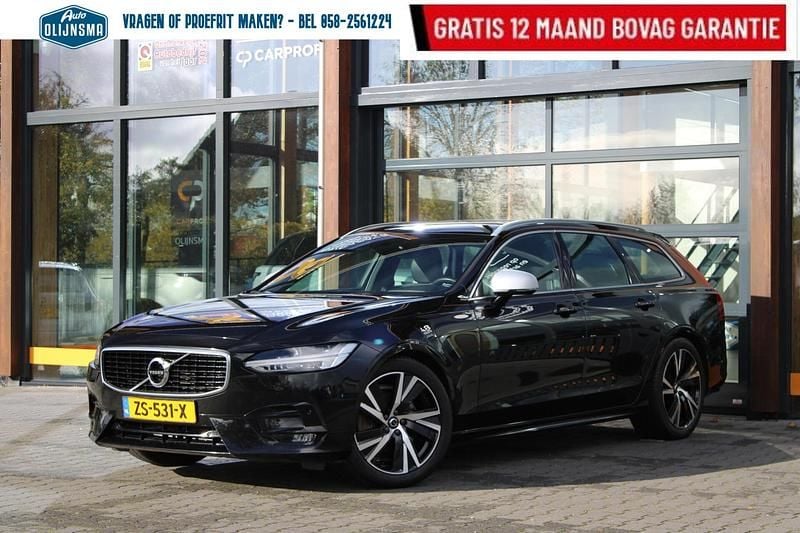 Zwart Gebruikt 2019 Volvo V90 Business Edition Stationwagen | € 28.994 (Goede deal) - Afbeelding 1/4
