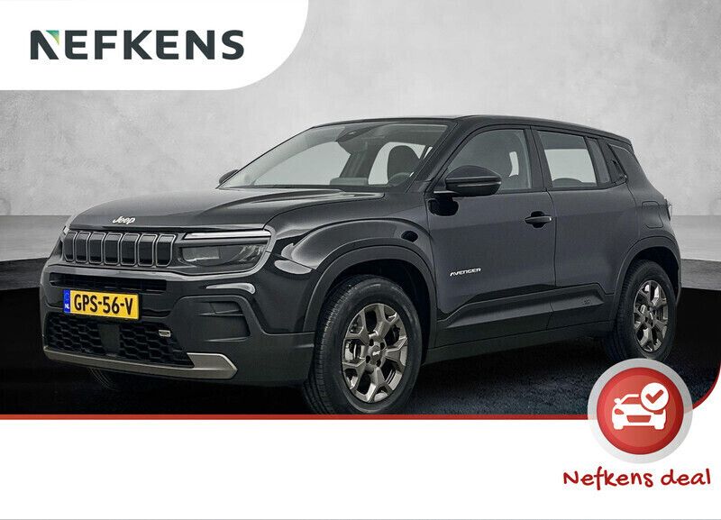 Zwart Nieuw 2025 Jeep Avenger EV Altitude SUV | € 33.925 (Super prijs) - Afbeelding 1/4