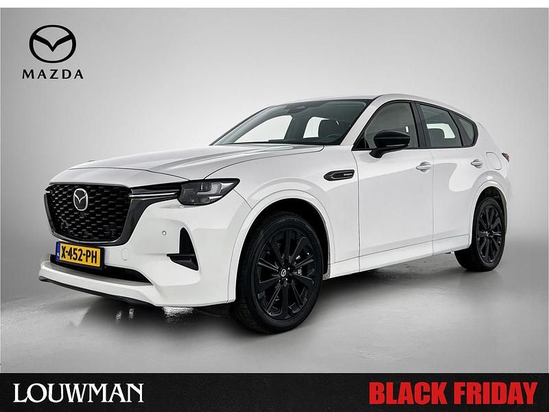 Wit parelmoer Gebruikt 2023 Mazda CX-60 Homura-Line SUV | € 41.888 (Eerlijke prijs) - Afbeelding 1/4