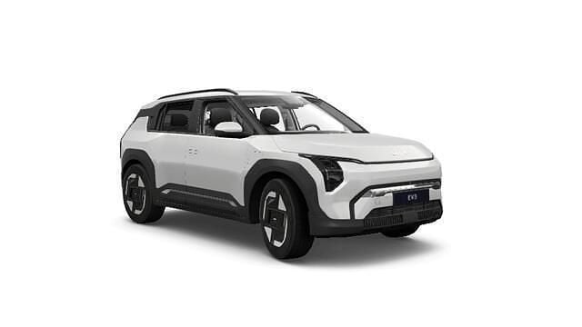 Ivory silver glossy (grijs metallic) Nieuw 2025 Kia EV3 4 SUV | € 39.990 (Super prijs) - Afbeelding 1/4