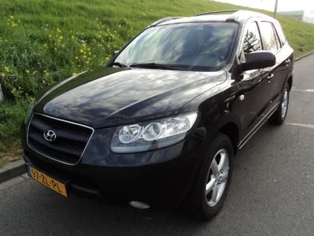 Zwart Gebruikt 2008 Hyundai Santa Fe SUV | € 4.450 - Afbeelding 1/4