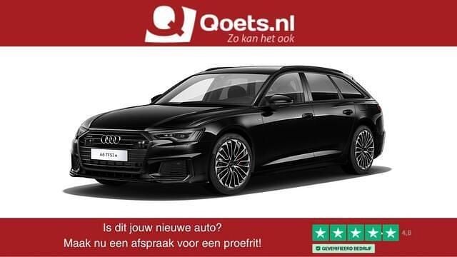 Zwart Gebruikt 2022 Audi A6 Design Stationwagen | € 44.950 (Goede deal) - Afbeelding 1/4