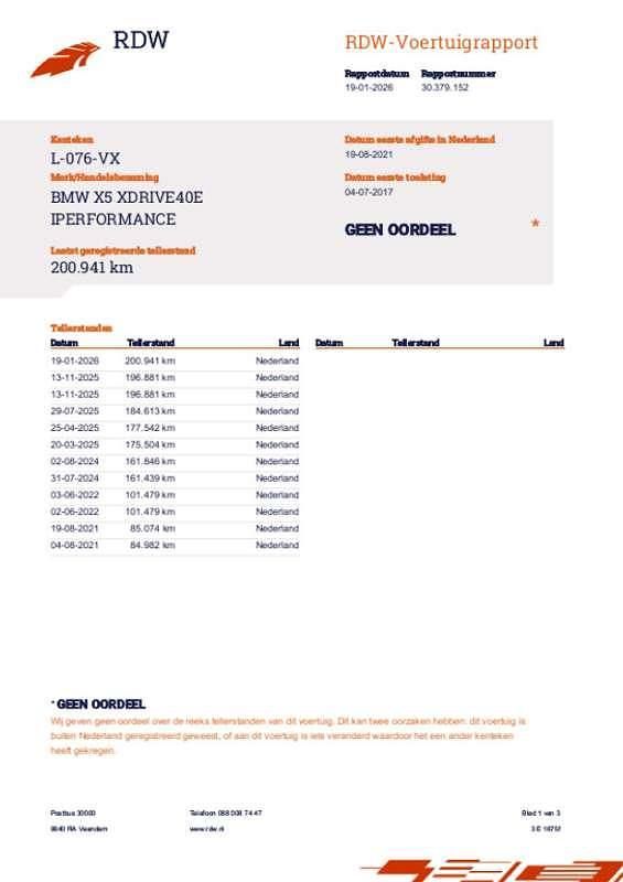 Grijs (metallic) Occasion 2017 BMW X5 Executive SUV | € 19.945 (Super prijs) - Afbeelding 1/1