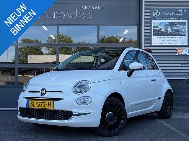 Wit Gebruikt 2018 Fiat 500C Lounge Cabriolet | € 11.990 (Eerlijke prijs) - Afbeelding 1/4