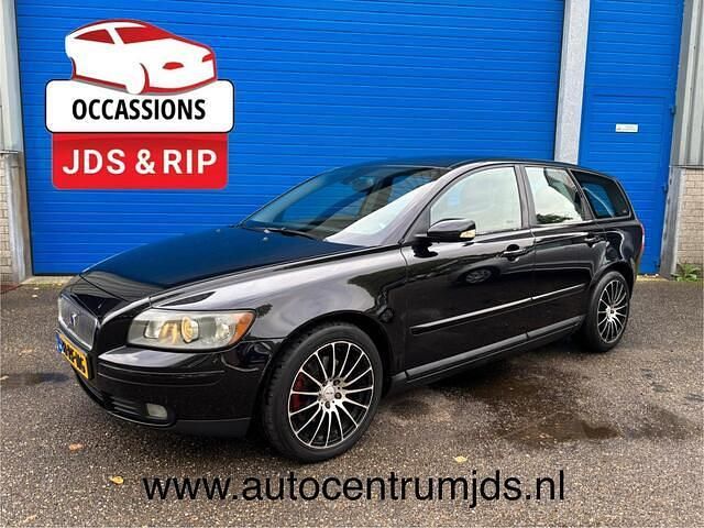 Zwart Gebruikt 2005 Volvo V50 Momentum Stationwagen | € 1.950 (Super prijs) - Afbeelding 1/4